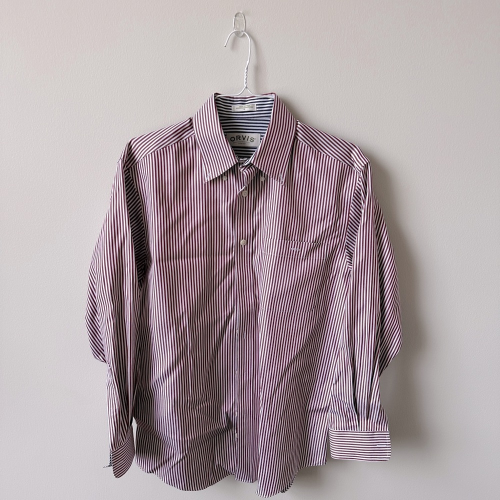 Orvis Long Sleeve Dress Shirt Size Medium